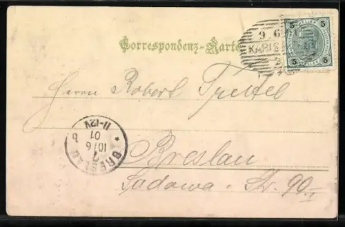 AK Karlsbad, Marienbader Strasse