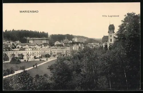 AK Marienbad, Villa Luginsland