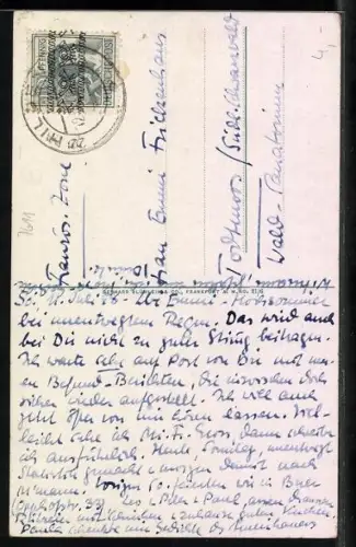 AK Gutacherin, Schwarzwälder Tracht