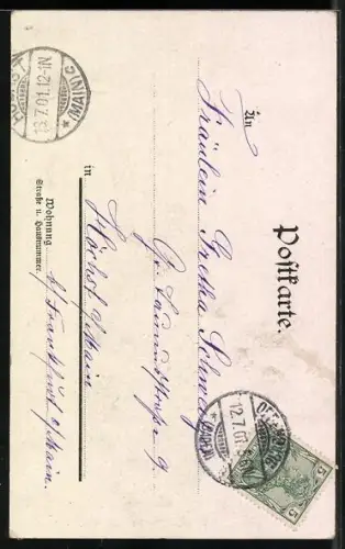 AK Dame in Volkstracht aus Schonach