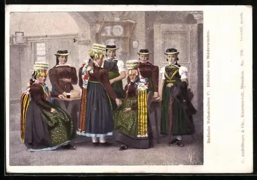 AK Badische Volkstrachten, Elzthäler aus Niederwinden