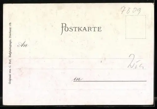 AK Badische Volkstrachten, Elzthäler aus Niederwinden