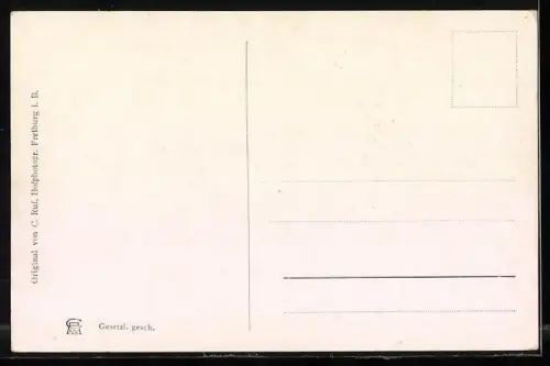 AK Männer und Frauen in Schwarzwälder Tracht an einem Weg