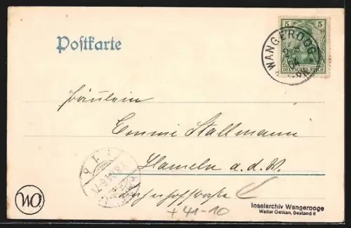 AK Wangerooge, Rettungsboot und Strand, Seenotrettung