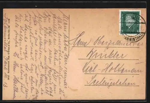 AK Berlin-Treptow, Restaurant Spree-Garten mit Gästen