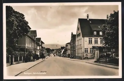 AK Balingen, Blick in die Bahnhofstrasse