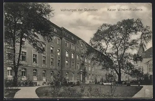 AK Berlin, Kaiser-Wilhelm-Akademie mit Wohnungen der Studenten, Invalidenstrasse Ecke Scharnhorststrasse