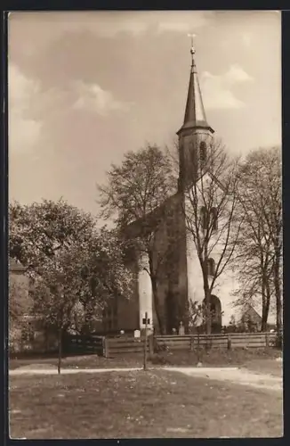AK Berlin-Weissensee, Blick zur Kirche