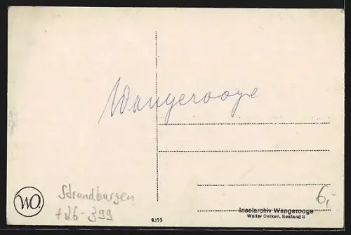 AK Wangerooge, Sphinx-Burg 1921, Sandburg