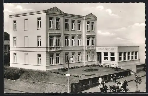 AK Wangerooge, Hotel Haus Seeluft, Bes. H. Grunemann