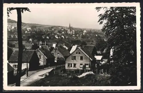 AK Herrensohr /Saar, Ortsansicht mit Kirche
