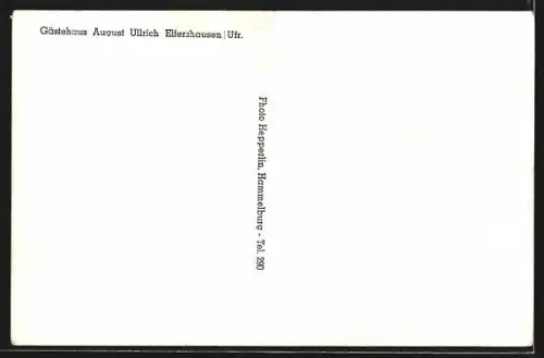AK Elfershausen /Ufr., Gasthaus August Ullrich