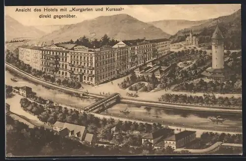 AK Bad Ems, Hotel Das Römerbad und Prinz von Wales