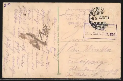 AK Plauen / Vogtland, Strassenbahn am Albertplatz, Frau mit dampfenden Klössen