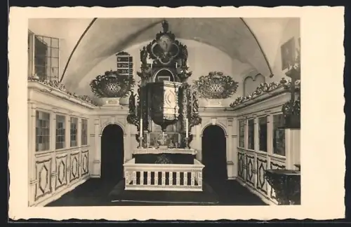 AK Glücksburg, Schlosskirche im Schloss Glücksburg