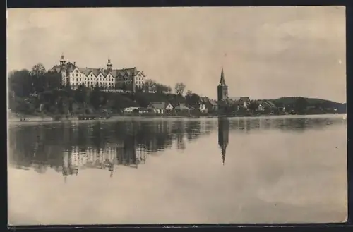 AK Plön, Blick zum Schloss