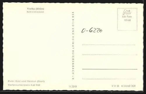 AK Vacha /Rhön, Schwimmbad
