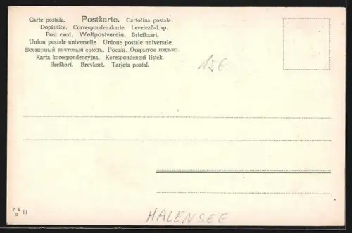 AK Berlin-Halensee, Terrassen am Halensee, Inh. Bernhard Hoffmann