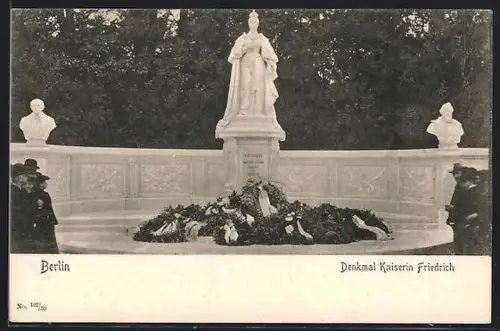 AK Berlin, Grosser Tiergarten, Denkmal Kaiserin Friedrich