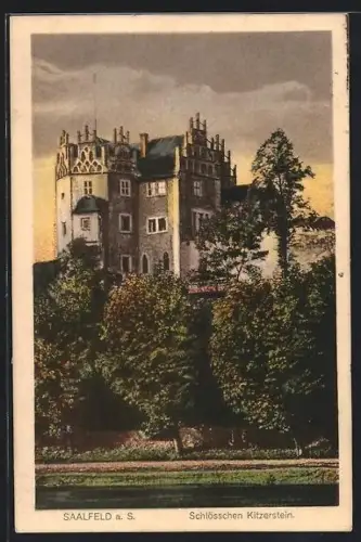AK Saalfeld a. S., Schlösschen Kitzerstein
