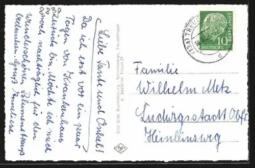 AK Treuchtlingen, Panorama, Kirche