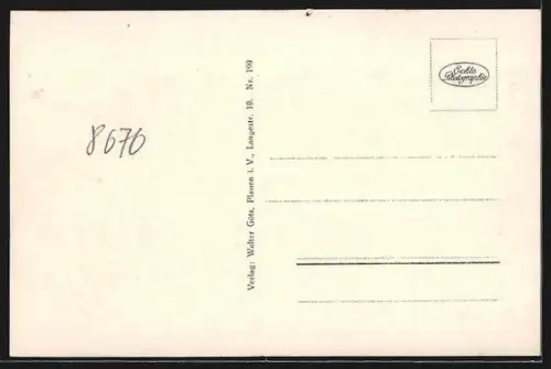 AK Rauschenhammermühle im Rodachtal, Blick ins Tal