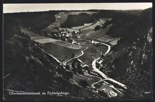 AK Oberwarmensteinach im Fichtelgebirge, Ortsansicht