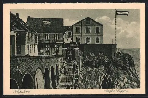 AK Helgoland, Grosse Treppe