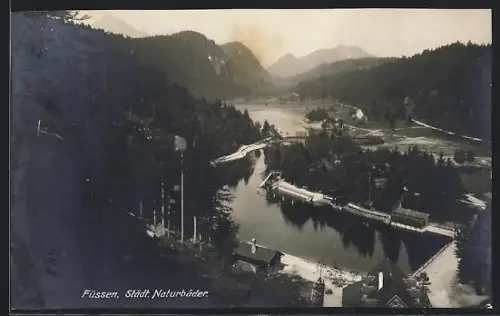 AK Füssen, Städt. Naturbäder