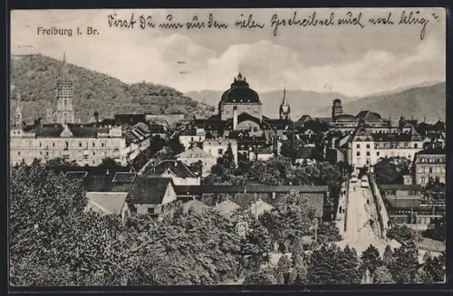 AK Freiburg i. Br., Stadtansicht