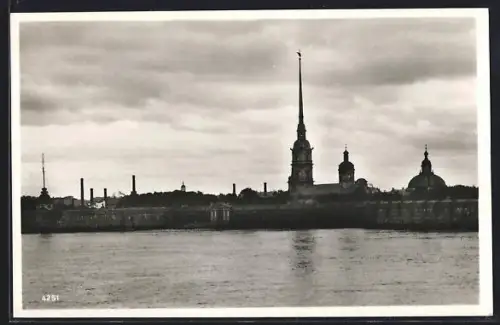 AK Leningrad, Peter-Paul-Festung vom Wasser aus gesehen