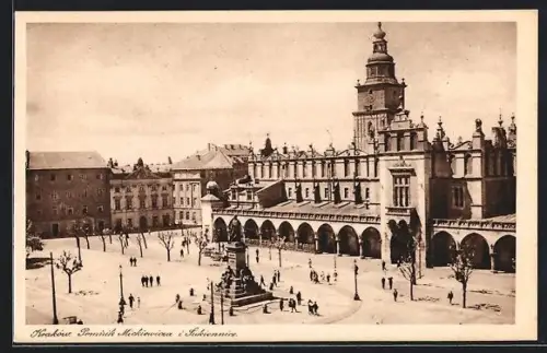 AK Kraków, Pomnik Mickiewicza i Sukiennice