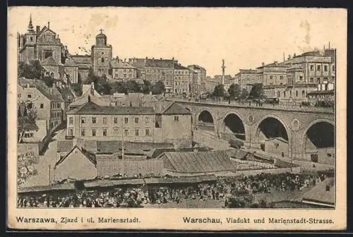 AK Warszawa, Zjazd i ul. Mariensztadt