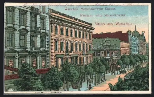 AK Warszawa, ulica Marszalkowska