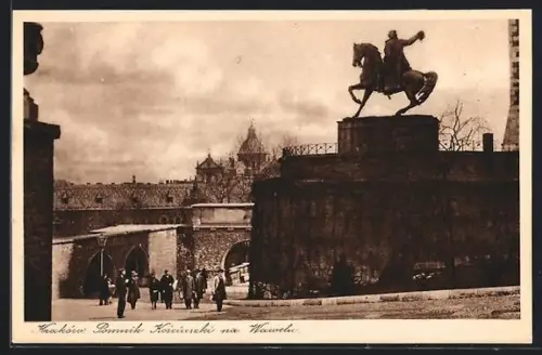 AK Kraków, Pomnik Kosciuszki na Wawelu