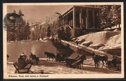 AK Zakopane, Stacja kolei linowej w Kuznicach