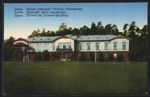 AK Spala, Kaiserliche Sommer-Residenz
