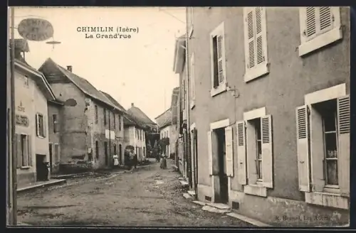 AK Chimilin /Isère, La Grand`rue