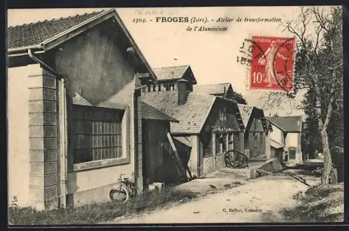 AK Froges /Isère, Atelier de transformation de l`Aluminium