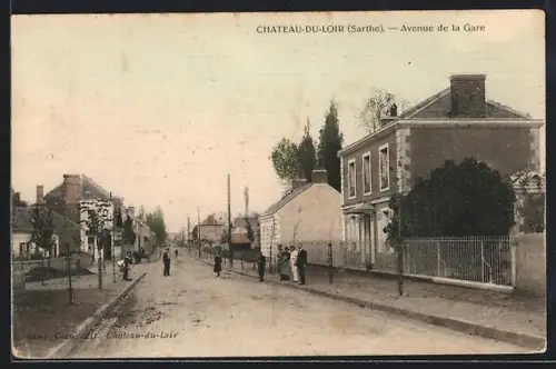 AK Château-du-Loir /Sarthe, Avenue de la Gare