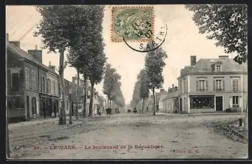 AK Le Mans, Le boulevard de la République