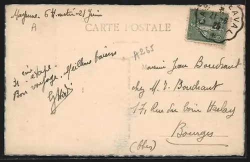 AK Mayenne, Le Viaduc sur la Mayenne et le Moulin