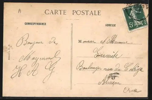 AK Mayenne, Vue générale des Quais