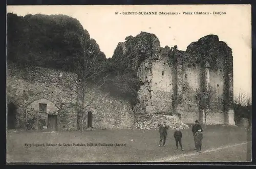 AK Sainte-Suzanne /Mayenne, Vieux Château, Donjon