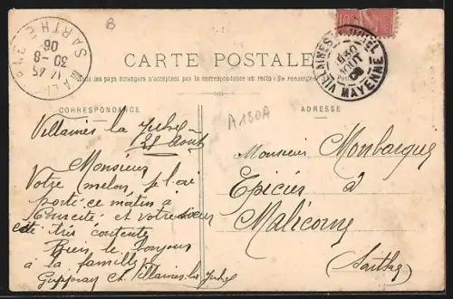 AK Villaines-la-Juhel /Mayenne, Église Neuve