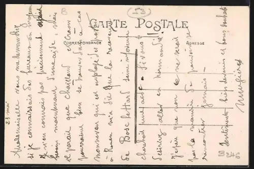 AK Ballée /Mayenne, Château de Lignières, Le Vieux Pont et la Tour