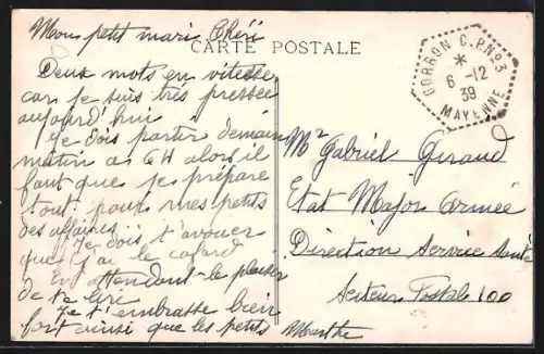 AK St-Aubin-Fosse-Louvain /Mayenne, Vieux Manoir de la Cour