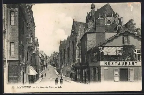 AK Mayenne, La Grande Rue