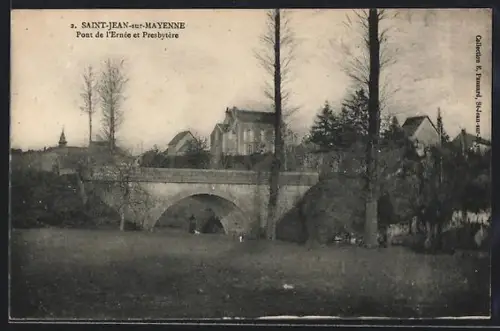 AK Saint-Jean-sur-Mayenne, Pont de l`Ernée et Presbytère