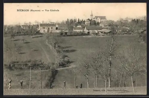 AK Bourgon /Mayenne, Vue générale